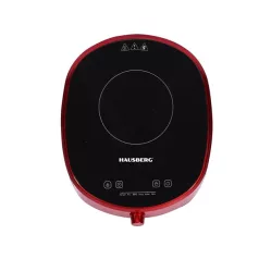   Hausberg HB-1527RS 2000W-os vörös elektromos egylapos indukciós főzőlap érintésvezérléssel