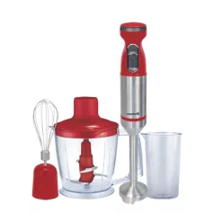   Hausberg HB-7700RS 1000W 4 az 1-ben kézi turmixgép/botmixer edénnyel 1L