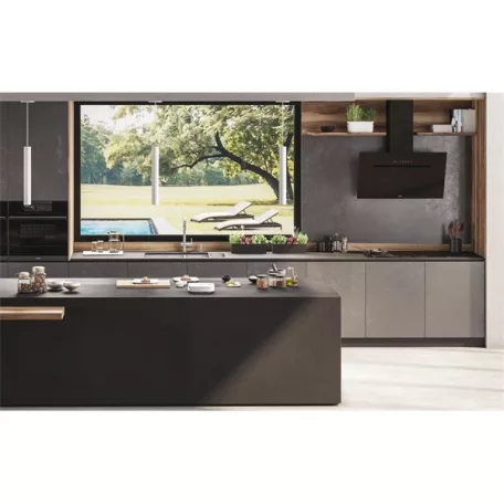 Haier HADG9CBS6BVOC fekete, szabadonálló, kürtős, méret:89,8 cm, zajszint:67 dB, páraelszívó