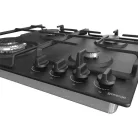 Gorenje GW641BFB fekete, beépíthető, gáz, főzőzóna: 3 +1 wok égőfej, beépíthető méret: 56cm, főzőlap
