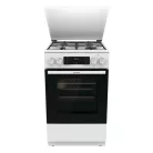 Gorenje GK5C42WJ fehér, szabadonálló, gáz, kombinált, főzőzóna: 4, sütő:62L, grill, tűzhely
