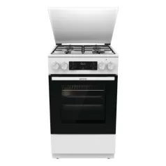   Gorenje GK5C42WJ fehér, szabadonálló, gáz, kombinált, főzőzóna: 4, sütő:62L, grill, tűzhely