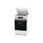 Gorenje GK5C42WJ fehér, szabadonálló, gáz, kombinált, főzőzóna: 4, sütő:62L, grill, tűzhely
