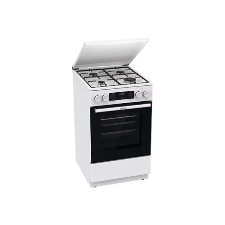 Gorenje GK5C42WJ fehér, szabadonálló, gáz, kombinált, főzőzóna: 4, sütő:62L, grill, tűzhely