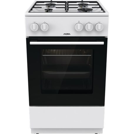 MORA P2241A1W fehér, szabadonálló, gáz, főzőzóna: 4, sütő:70L, tűzhely