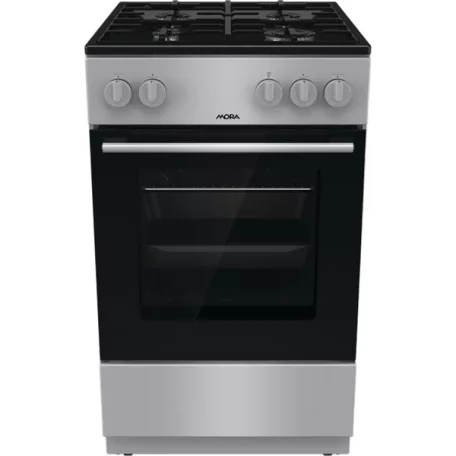 MORA P2252A1S szürke, szabadonálló, gáz, főzőzóna: 4, sütő:70L, tűzhely