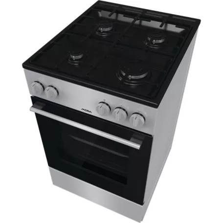 MORA P2252A1S szürke, szabadonálló, gáz, főzőzóna: 4, sütő:70L, tűzhely