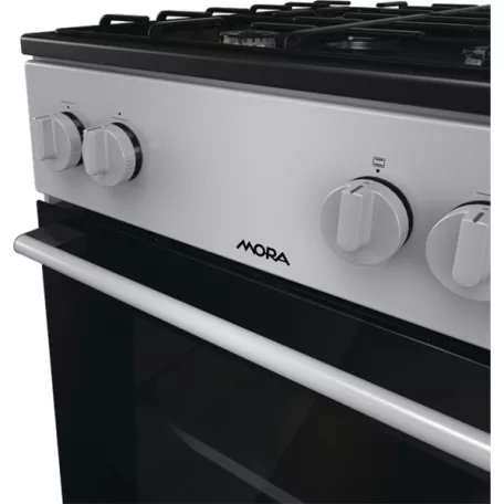 MORA P2252A1S szürke, szabadonálló, gáz, főzőzóna: 4, sütő:70L, tűzhely