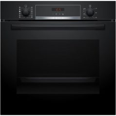   Bosch HQA574BB3 fekete, beépíthető, sütőtér: 71L, grill, légkeverés, sütő