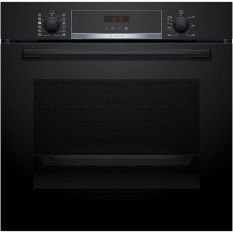 Bosch HQA574BB3 fekete, beépíthető, sütőtér: 71L, grill, légkeverés, sütő