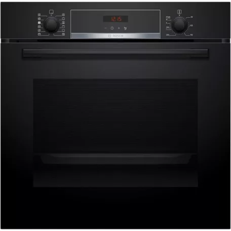 Bosch HQA574BB3 fekete, beépíthető, sütőtér: 71L, grill, légkeverés, sütő
