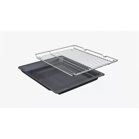 Bosch HQA574BB3 fekete, beépíthető, sütőtér: 71L, grill, légkeverés, sütő