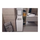 Haier HW90-BPD13386U-S fehér, felültöltős, max.1300ford., 9 kg, mosógép