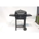 TOO BG-200B fekete BBQ faszenes grillkocsi két oldalsó asztallal