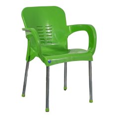   IRIS GF-700GR Paris zöld kerti műanyag szék fém lábakkal 60x50x80cm
