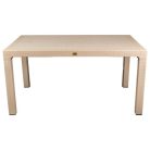 IRIS GF-800C ORIGINAL CAPPUCCINO műanyag kerti asztal rattan 90x150cm