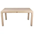 IRIS GF-800C ORIGINAL CAPPUCCINO műanyag kerti asztal rattan 90x150cm