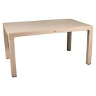 IRIS GF-800C ORIGINAL CAPPUCCINO műanyag kerti asztal rattan 90x150cm