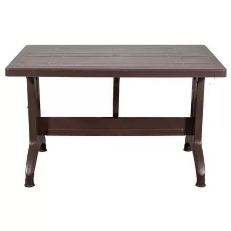 IRIS GF-1000BR Stable barna műanyag asztal 70x120cm
