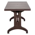 IRIS GF-1000BR Stable barna műanyag asztal 70x120cm