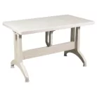 IRIS GF-1000C Stable CAPPUCCINO műanyag asztal 70x120cm
