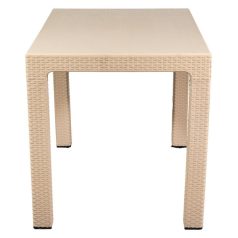   IRIS GF-830C ORIGINAL CAPPUCCINO műanyag kerti asztal rattan 70x100cm