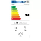 Comfee RCB169WH2(E) alulfagyasztós, Fehér, Hűtő:115L, Fagyasztó:59L, hűtőszekrény