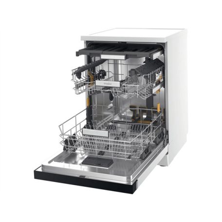 Whirlpool W7F HS41 fehér, programok száma: 8, szabadonálló, 15 terítékes mosogatógép 