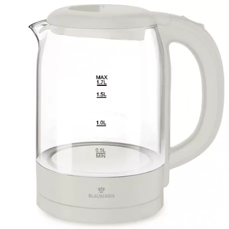 Blaumann BL-9007 1,7L-es krém üveg vízforraló