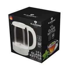 Blaumann BL-9007 1,7L-es krém üveg vízforraló