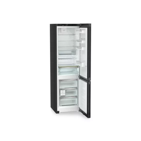 Liebherr CNbdc 573i fekete, alulfagyasztós, Hűtő:268L, Fagyasztó:103L, hűtőszekrény