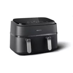 Philips DualBasket NA351/00 fekete 9 L forrólevegős sütő