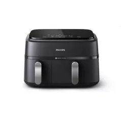 Philips DualBasket NA351/00 fekete 9 L forrólevegős sütő