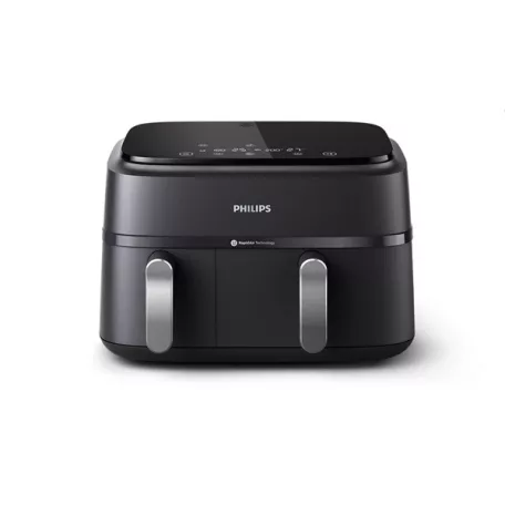 Philips DualBasket NA351/00 fekete 9 L forrólevegős sütő