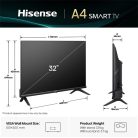 Hisense 32" 32A4Q HD Ready Smart LED TV