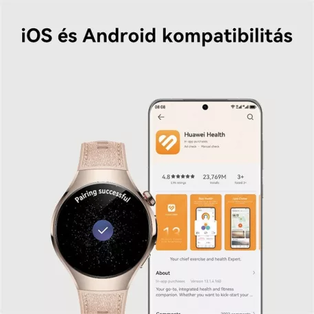 Huawei Watch 5 (46mm) fekete okosóra