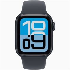   Apple Watch SE3 Cellular (40mm) éjfekete alumínium tok, éjfekete M/L sportszíjas okosóra