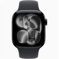   Apple Watch S11 GPS-es (42mm) kozmoszfekete alumínium tok, fekete S/M sportszíjas okosóra