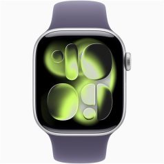   Apple Watch S11 GPS-es (42mm) ezüst alumínium tok, ködös lila S/M sportszíjas okosóra