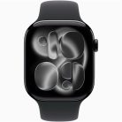 Apple Watch S11 GPS-es (46mm) kozmoszfekete alumínium tok, fekete M/L sportszíjas okosóra