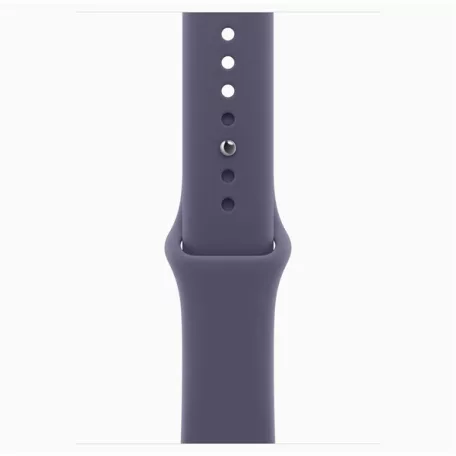 Apple Watch S11 GPS-es (46mm) ezüst alumínium tok, ködös lila S/M sportszíjas okosóra