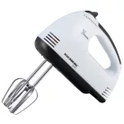 Hausberg HB-4112NG 250W-os fehér-fekete réz motorral, 7 sebességes kézimixer