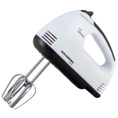   Hausberg HB-4112NG 250W-os fehér-fekete réz motorral, 7 sebességes kézimixer