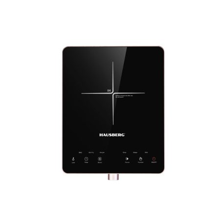 Hausberg HB-1526RZ 2000W-os rózsaszín,érintésvezérléssel, elektromos egylapos indukciós főzőlap