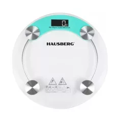 Hausberg HB-6000BL kék üveg fürdőszobai mérleg