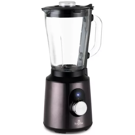 Berlinger Haus BH/9697  Metallic Line Carbon Edition 1,5 L mércés edzett üvegkancsóval carbon pro turmixgép