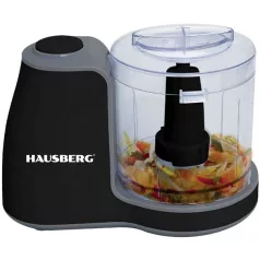   Hausberg HB-4504NG 100W fekete elektromos mini aprító 0,5L réz motorral