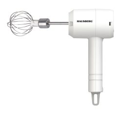   Hausberg HB-4110 20W fehér akkumulátoros kézi mixer, 800mAh