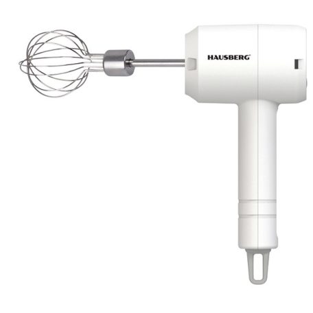 Hausberg HB-4110 20W fehér akkumulátoros kézi mixer, 800mAh