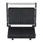 Hausberg HB-539IN 1300W fekete kontakt grill szendvicssütő, állítható termosztát, rozsdamentes ház